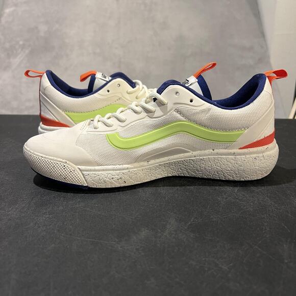 Vans UltraRange Shoes Mens Size 7 White Volt Navy UltraCush Athletic Sneakers main image 10